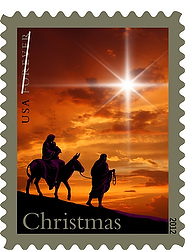 U.S. POSTAL SERVICE RELEASES OFFICIAL 2012 HOLIDAY STAMP PORTRAYING HOLY FAMILY