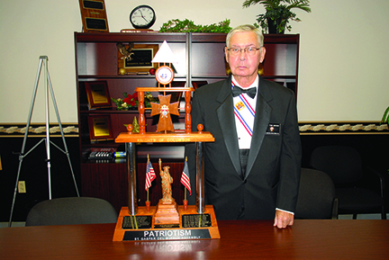 Tom Moran wins patriotism award Tom Moran wins patriotism award