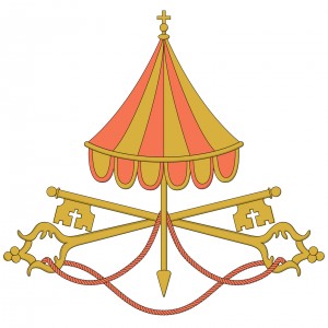 'Sede vacante' insignia used by Vatican during period between popes