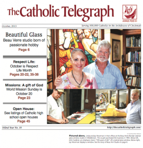 The cover of the October 2013 edition of The Catholic Telegraph.