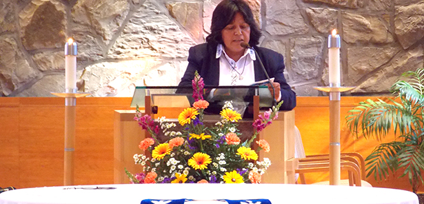 Sister Cristina Garces entered the Sisters of Notre Dame de Namur as a novice during a ceremony on Sept. 8. (Courtesy Photo) Sister Cristina Garces entered the Sisters of Notre Dame de Namur as a novice during a ceremony on Sept. 8. (Courtesy Photo)
