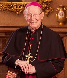 Retired Auxiliary Bishop A. Edward Pevec of Cleveland pictured in 2012 photo