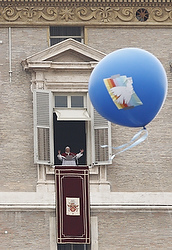 POPE WAVES AFTER LEADING ANGELUS ON WORLD PEACE DAY AT VATICAN