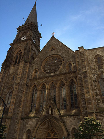 The exterior of St. Joseph's Cathedral in Buffalo, New York. (CT Photo/John Stegeman)