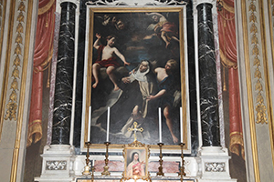 Relics of St. Therese of Lisieux and her parents, Louis and Zelie Martin, at St. Mary Major`s Basilica in Rome, Italy, on October 16, 2015, in anticipation of the Martin's canonization on October 18, 2015. (CNA Photo/Bohumil Petrik)