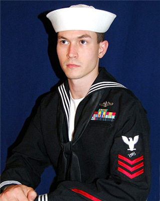 Deacon Jason Williams is shown during his time in the U.S. Navy. The seminarian will be ordained to the priesthood next spring, God willing. (Courtesy Photo/Mount St. Mary’s Seminary)