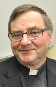 Pope Francis has appointed Father James P. Powers, a priest of the Diocese of Superior, Wis., and currently its administrator, to be bishop of the diocese. Bishop-designate Powers, 62, is pictured in a Dec. 15 photo. (CNS photo/Janelle Roe, Superior Catholic Herald)