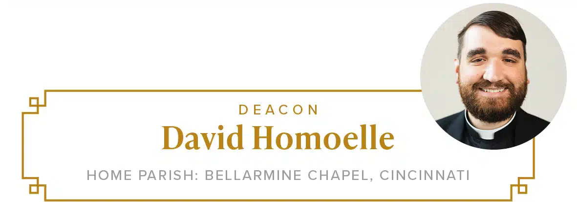 David Homoelle will be ordained a priest for the Archdiocese of Cincinnati